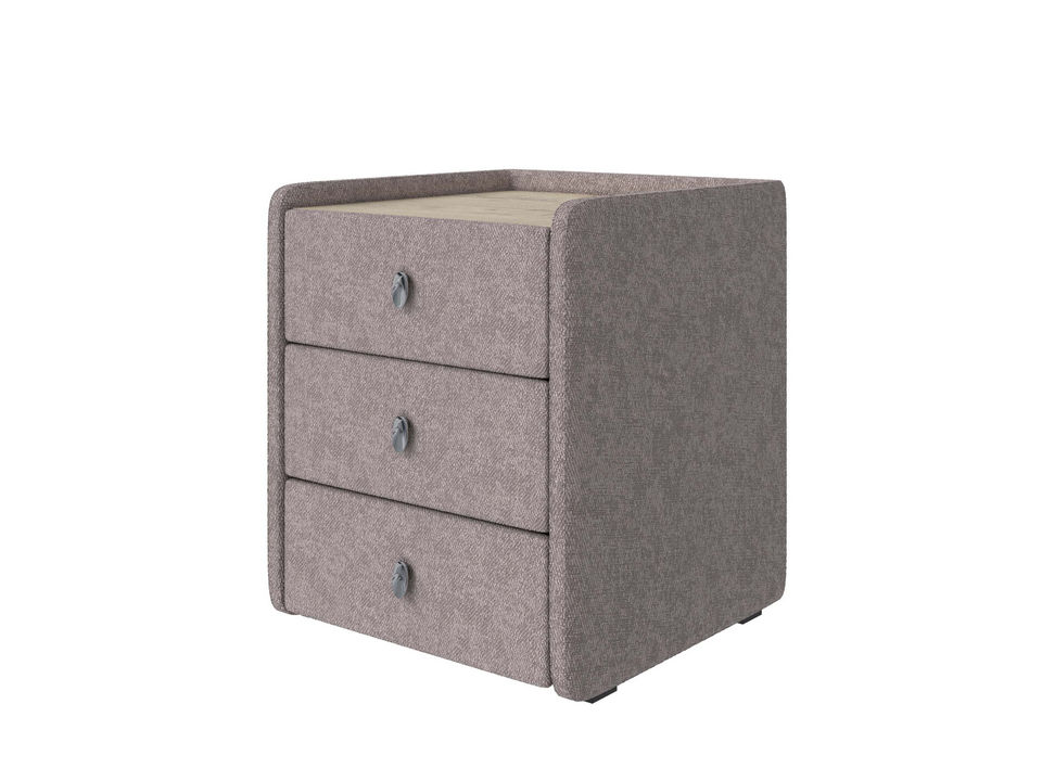 Тумба Орматек City (3 ящика) (Ткань: Рогожка Levis 78 Джинс) 49x50